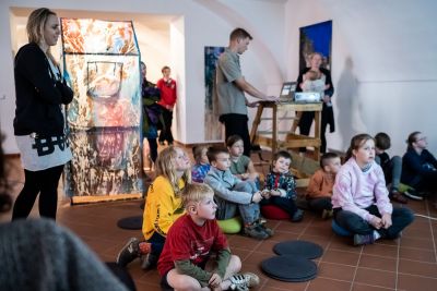 Dětská galerie Lapidárium, citronové malování s Olgou Paštékovou a povídání o fauně Broumovska s Janem Korandou 