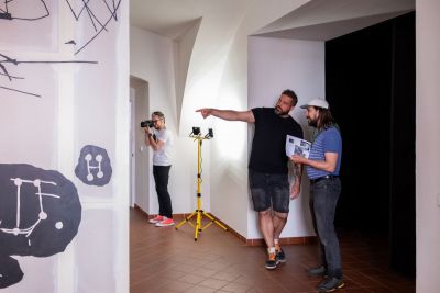Dětská galerie Lapidárium - projekt a výstava Ich war hier / Epos 257 & Vladimir 518